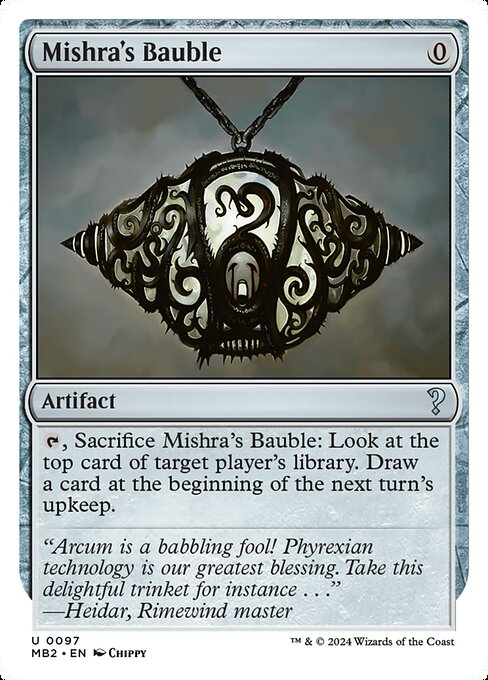 Mishra's Bauble (White Border) - MB2 - 97