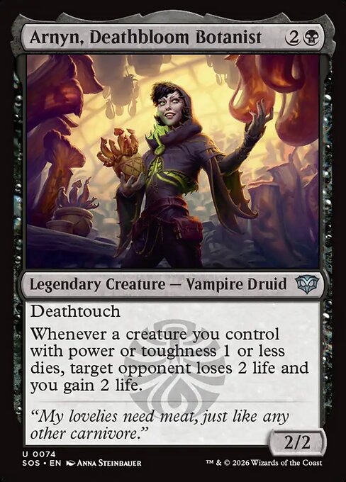 Arnyn, Deathbloom Botanist (Foil) - SOS - 74