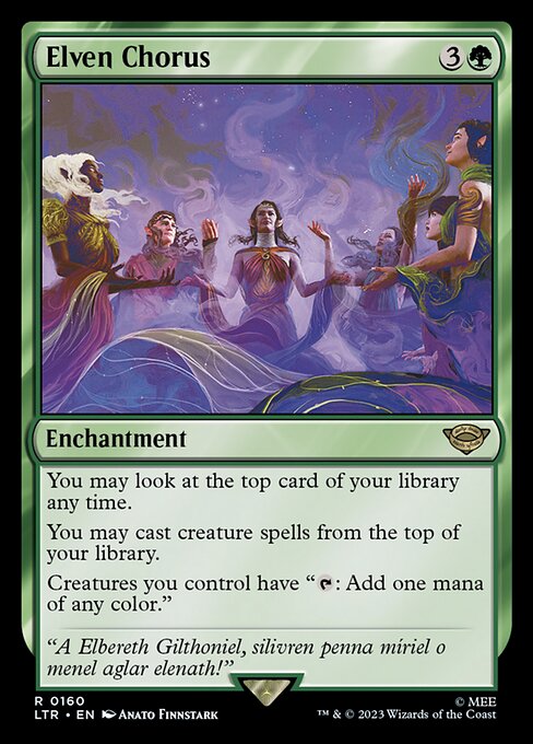 Elven Chorus (Foil) - LTR - 160