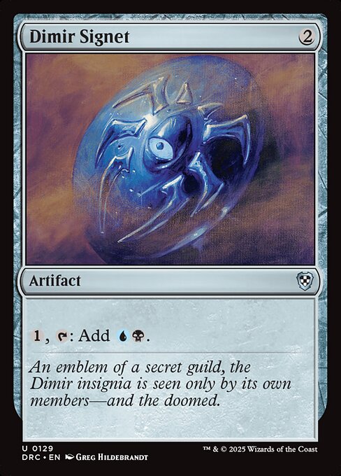 Dimir Signet - DRC - 129