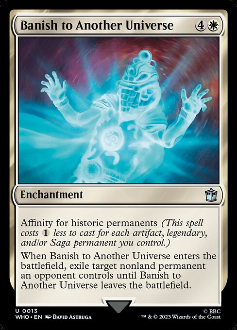 Banish to Another Universe - WHO - 13