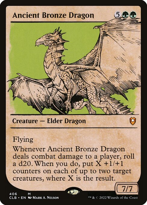 Ancient Bronze Dragon (Showcase) - CLB - 406