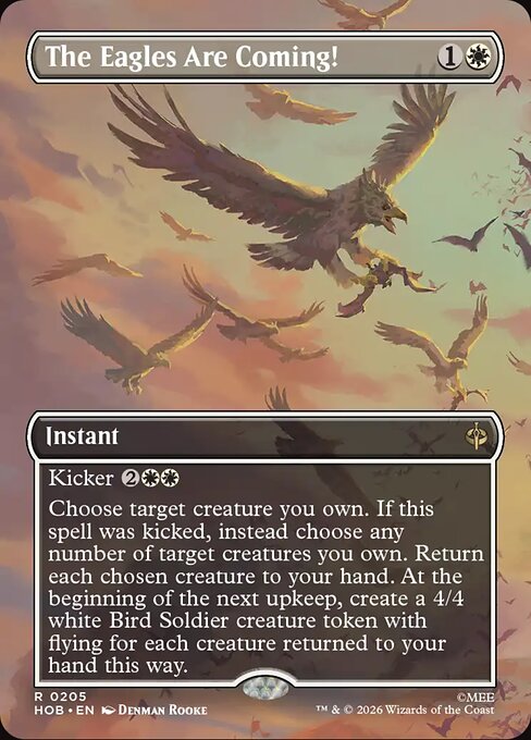 The Eagles Are Coming! (Borderless) - HOB - 205