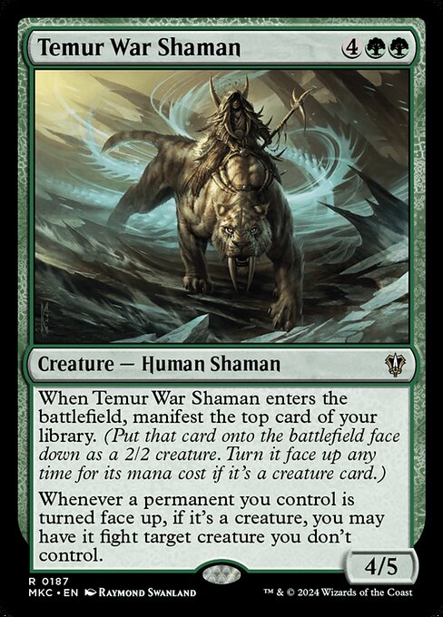 Temur War Shaman - MKC - 187