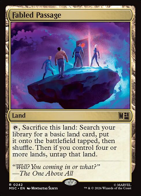 Fabled Passage - MSC - 242