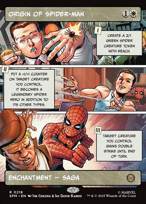 Origin of Spider-Man (Borderless) - SPM - 218