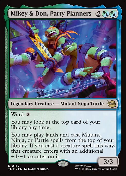 Mikey & Don, Party Planners (Foil) - TMT - 157