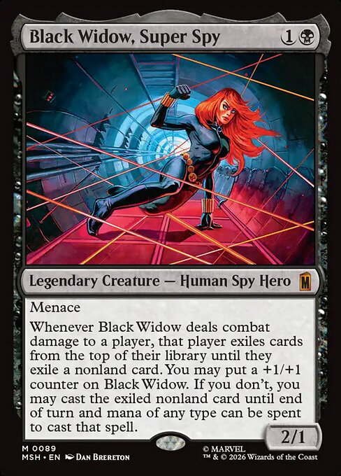 Black Widow, Super Spy - MSH - 89