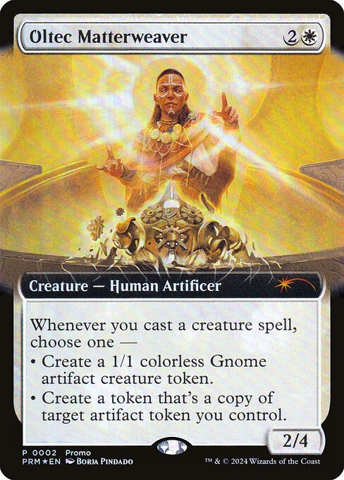Oltec Matterweaver (Extended Art) (Foil) - PW24 - 12