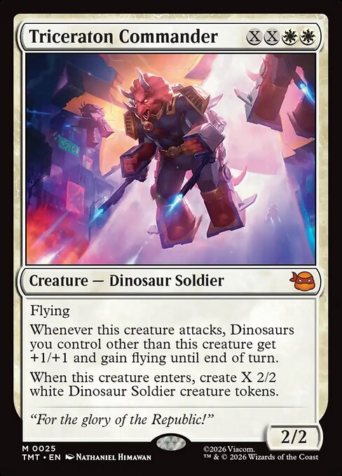 Triceraton Commander - TMT - 25