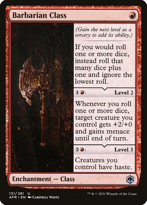 Barbarian Class - AFR - 131