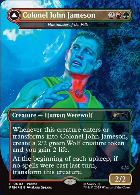 Colonel John Jameson - Huntmaster of the Fells (Borderless) (Foil) - LMAR - 3
