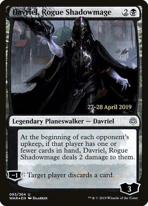 Davriel, Rogue Shadowmage (Foil) - PWAR - 83s
