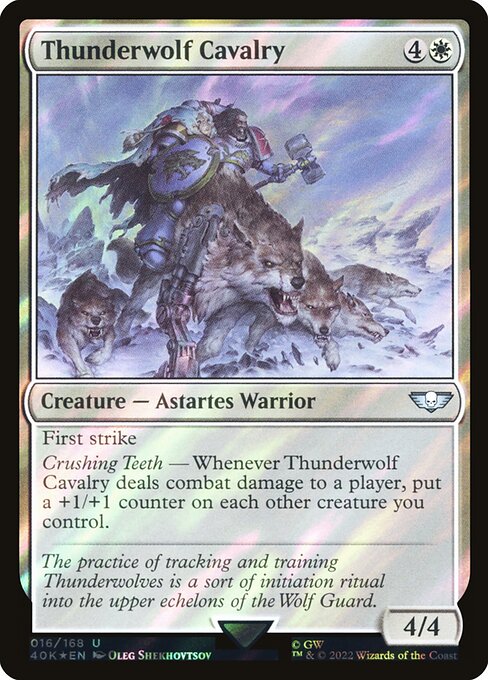 Thunderwolf Cavalry (Surge Foil) - 40K - 16★