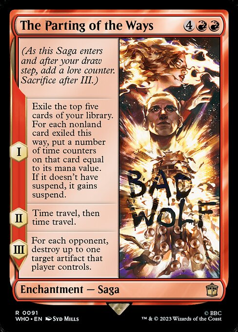 The Parting of the Ways (Foil) - WHO - 91
