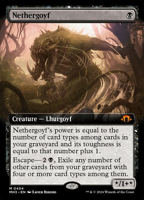 Nethergoyf (Extended Art) - MH3 - 454