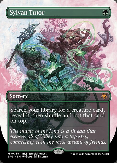 Sylvan Tutor (Borderless) - SPG - 59