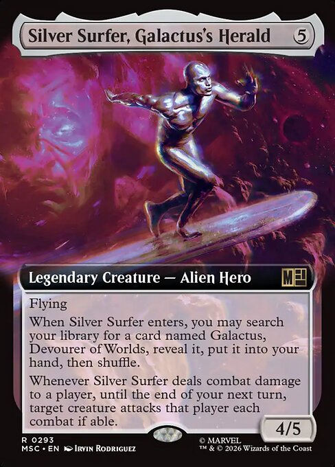 Silver Surfer, Galactus's Herald (Extended Art) - MSC - 293