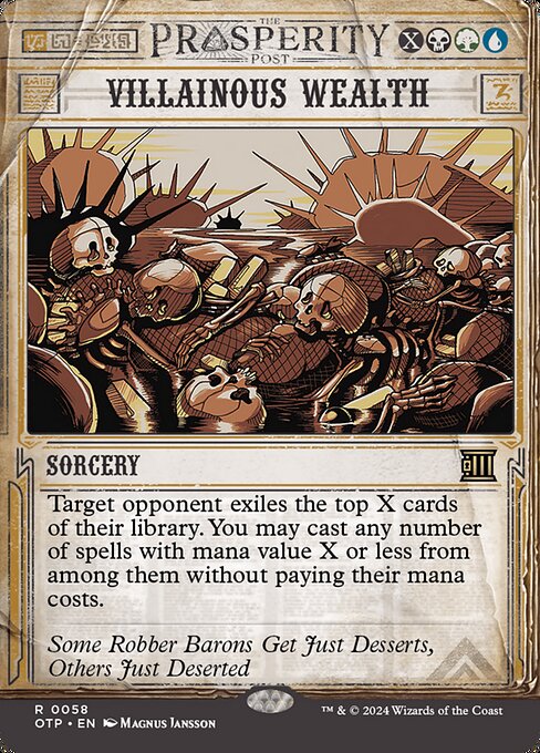 Villainous Wealth (Foil) - OTP - 58