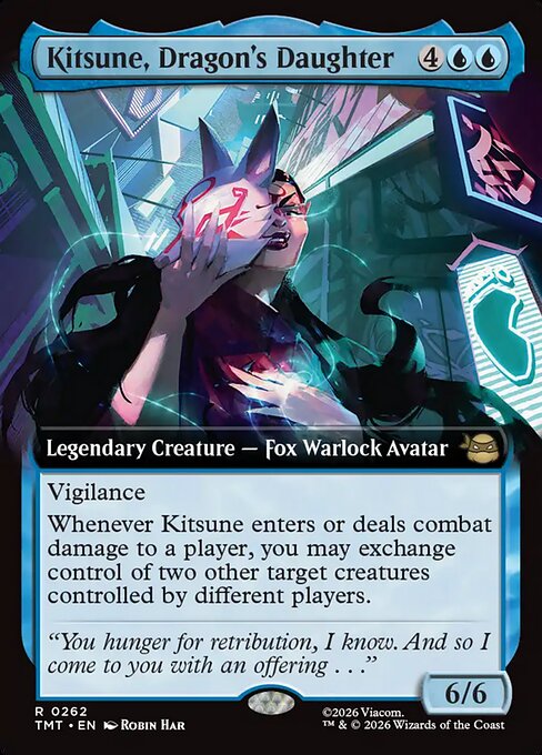 Kitsune, Dragon's Daughter (Extended Art) (Foil) - TMT - 262