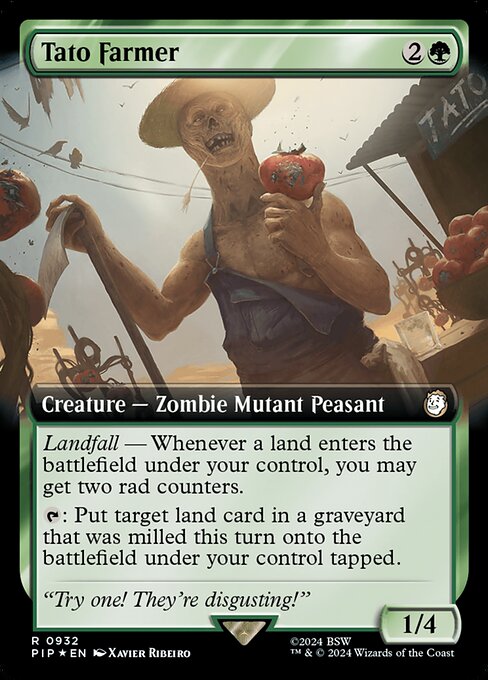Tato Farmer (Extended Art) (Surge Foil) - PIP - 932