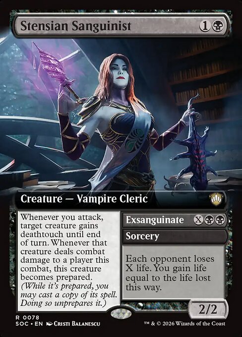 Stensian Sanguinist (Extended Art) - SOC - 78