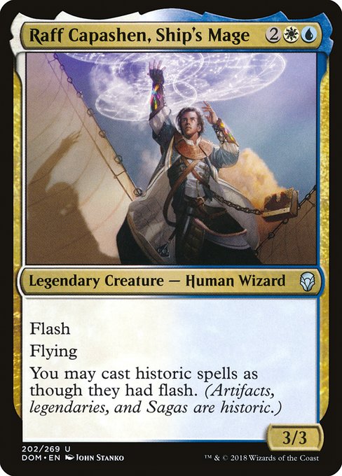 Raff Capashen, Ship's Mage (Foil) - DOM - 202