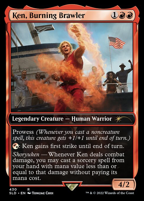 Ken, Burning Brawler (Foil) - SLD - 430