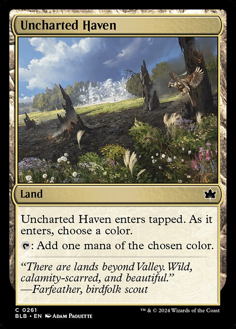 Uncharted Haven (Foil) - BLB - 261