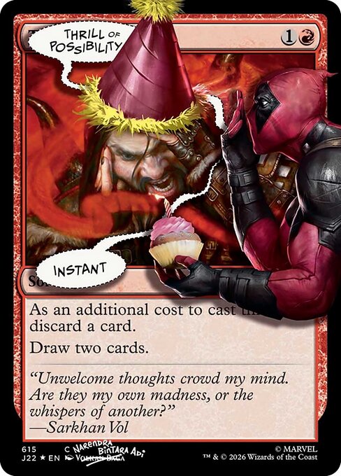 Thrill of Possibility (615) (Pool Party Foil) - SLD - IFIYW-8