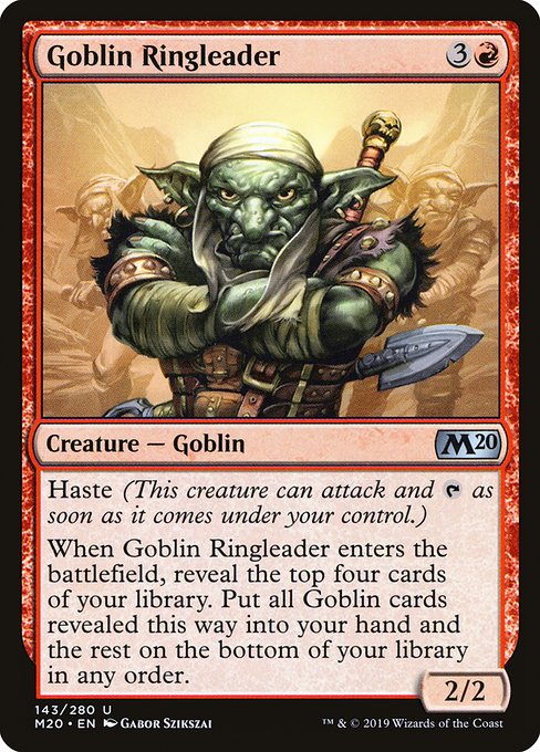 Goblin Ringleader - M20 - 143