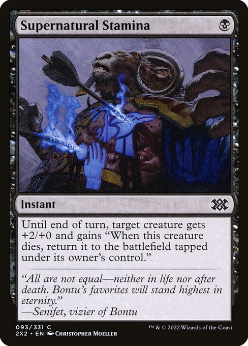 Supernatural Stamina (Foil) - 2X2 - 93