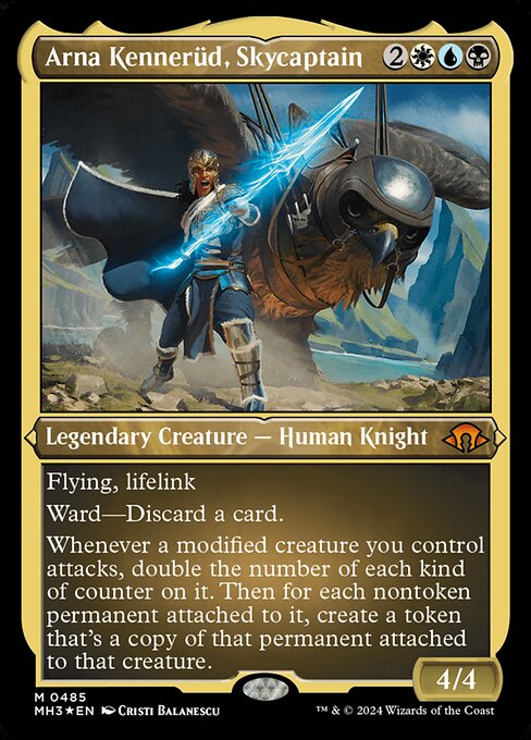Arna Kennerud, Skycaptain (Foil Etched) - MH3 - 485