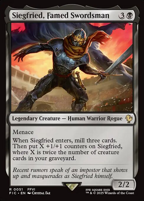 Siegfried, Famed Swordsman - FIC - 51