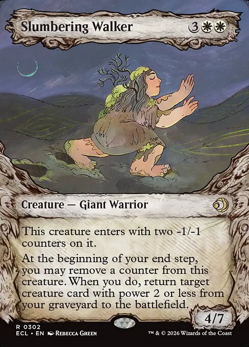 Slumbering Walker (Showcase) (Foil) - ECL - 302