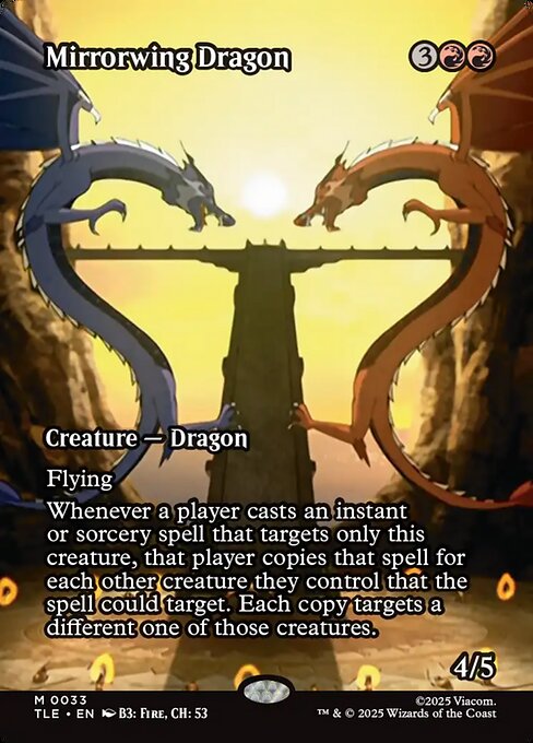 Mirrorwing Dragon (Borderless) (Foil) - TLE - 33