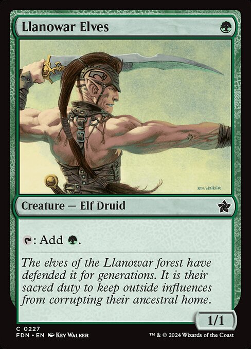 Llanowar Elves - FDN - 227