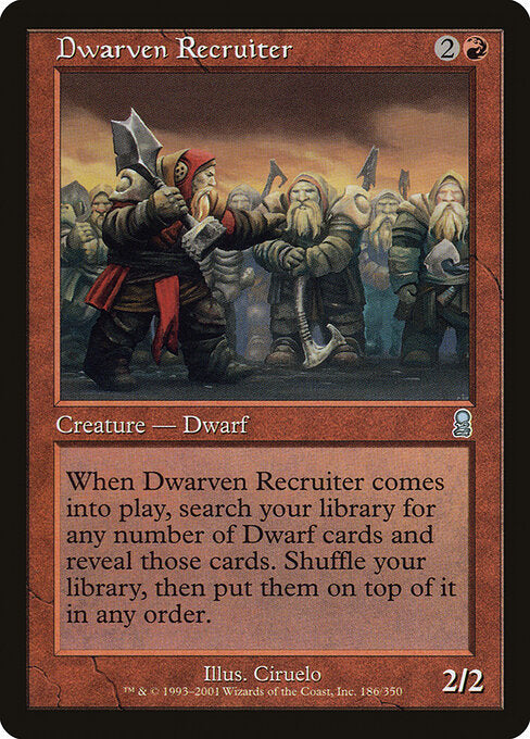 Dwarven Recruiter - ODY - 186
