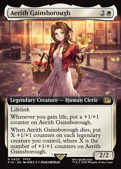 Aerith Gainsborough (Extended Art) - FIN - 423