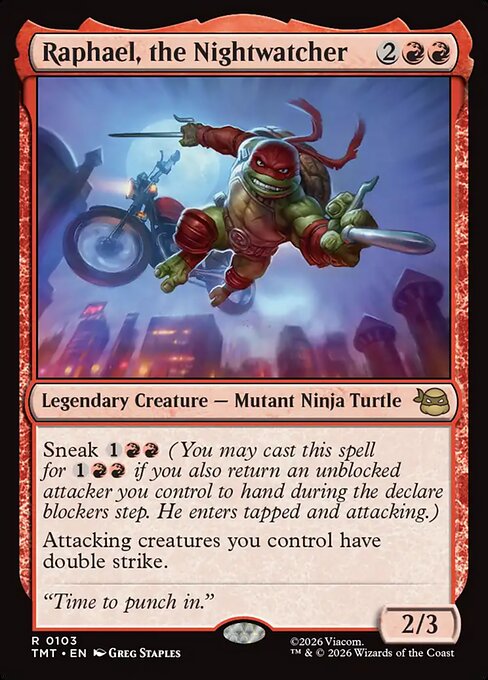 Raphael, the Nightwatcher - TMT - 103