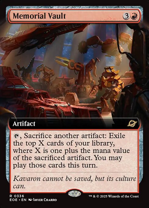 Memorial Vault (Extended Art) (Foil) - EOE - 336
