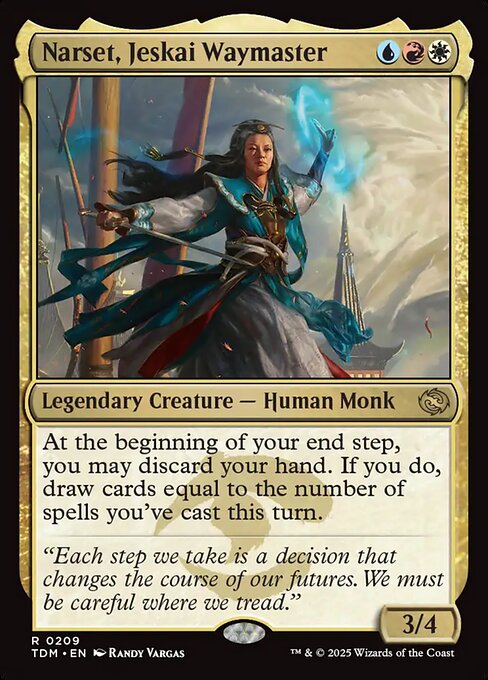 Narset, Jeskai Waymaster (Foil) - TDM - 209