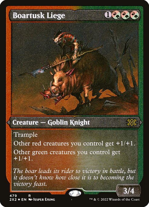 Boartusk Liege (Foil Etched) - 2X2 - 479