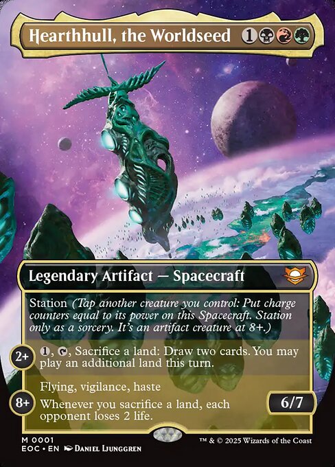 Hearthhull, the Worldseed (Borderless) (Foil) - EOC - 1
