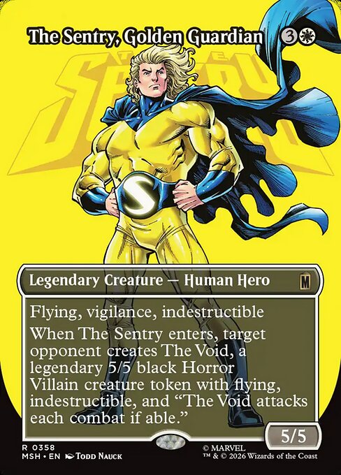 The Sentry, Golden Guardian (Borderless) - MSH - 358