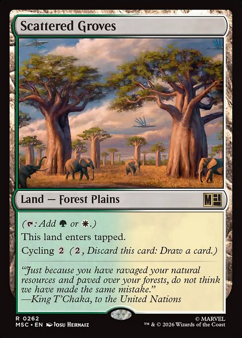 Scattered Groves - MSC - 262