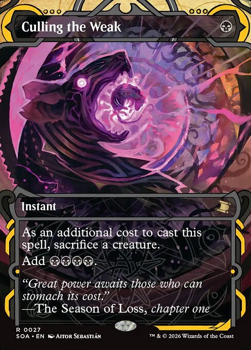 Culling the Weak (Foil) - SOA - 27