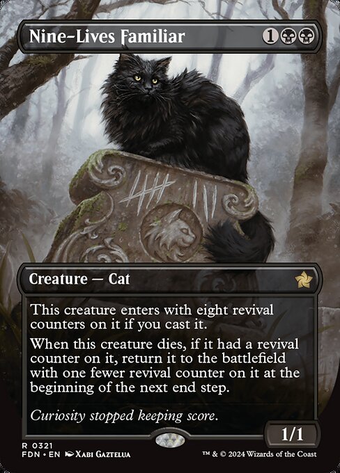 Nine-Lives Familiar (Borderless) - FDN - 321