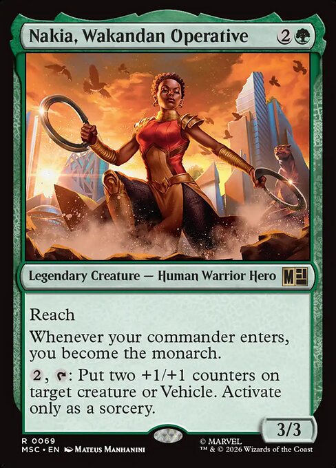 Nakia, Wakandan Operative - MSC - 69
