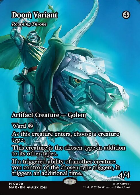 Doom Variant - Roaming Throne (Borderless) - MAR - 99